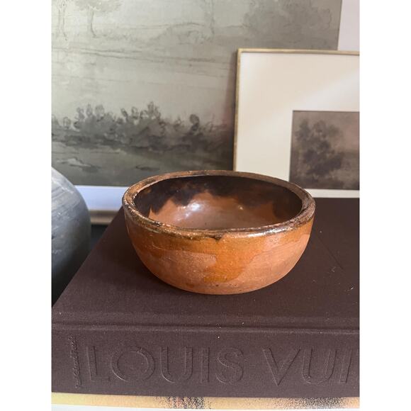 Hand Made Brown Studio Pottery Bowl - Picture 1 of 5